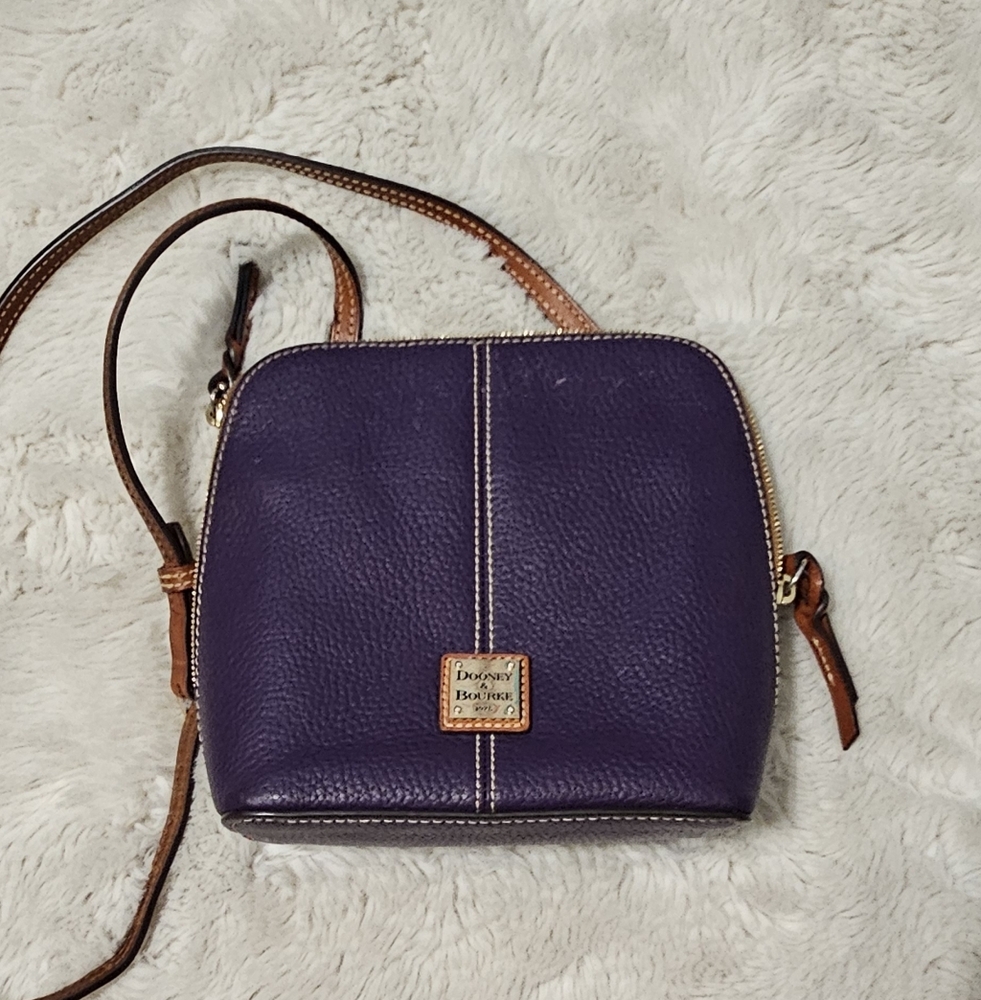 Dooney And Bourke Purple Trixie Crossbody Bag Purse